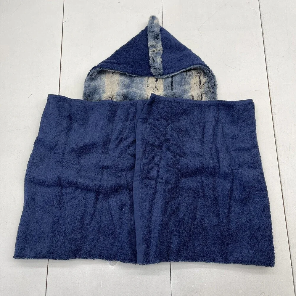 Winx & Blinx Navy Blue Ombré Minky Hooded Towel